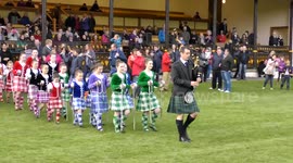Film of Highland dancing (sword dance) at Inverness charity event April 2017