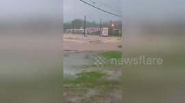 Footage of the devastating floods in West Plains, Missouri