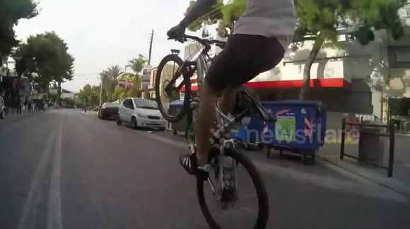 Some balance skills in wheelies