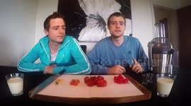 23 Juiced Chili Pepper Challenge, and Almost Died! (Hottest Chili Shots Ever)