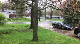 Very Rainy Day in Port Huron