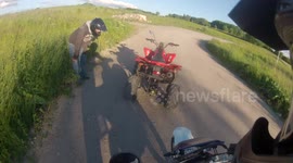 ATV bashan crash | crash bashan 200 TRK Squad