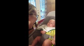 Preemie baby talks! Watch Mom's reaction!