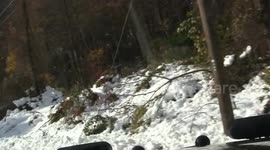 2011 October Nor'easter damage, West Granby, CT