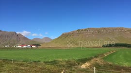 Newsflare Edit - Driving by a Farm on Iceland’s Snæfellsnes Peninsula