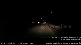 dashcam - Romanian strange tradition