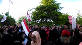 Singing at Save Ahok London