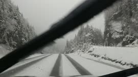 When rain becomes snow, suddenly