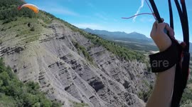 Beautiful & unique speedflying in French Southern Alps [RAW POV]