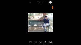 New PicsArt editing banch sitting boy tutorial
