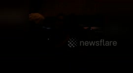 Newsflare Edit - French Montana at Club Compound ATL with Khloe Kardashian 