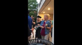 Nursing School Graduate gets surprise of a LIFETIME!!!!