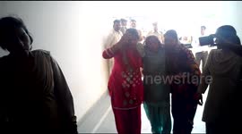 Old woman beaten by police in lock up