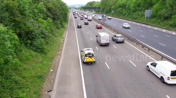 Motorway Accident Traffic jams J19 M5