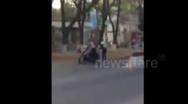 Trâu điên húc người ở Pleiku