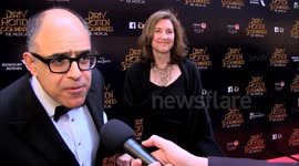 David Yazbek at the opening night of Dirty Rotten Scoundrels