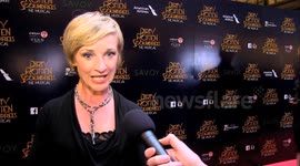 Jane Horrocks at the opening night of Dirty Rotten Scoundrels