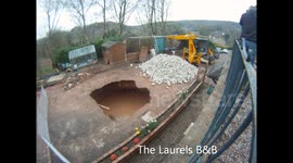 Sink hole gets filled in