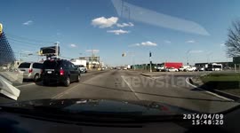 Dashcam: Crash w/ US Border Patrol Van - Flipped over!