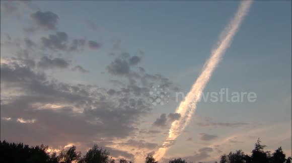 Sunset over the Netherlands - timelapse