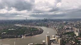 Stunning timelapse of rainclouds forming over London