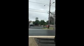 Car on fire