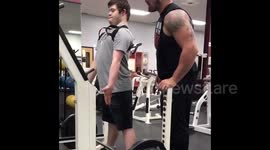 Powerlifter with Down's syndrome aspires to compete in the Olympics