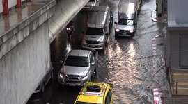 Bangkok transport affected by tropical cyclone Mora