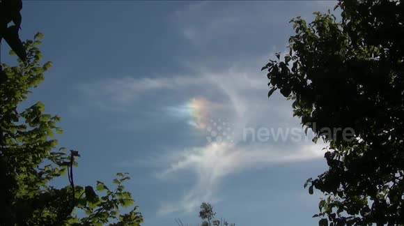 Blurring of the optical phenomenon in the sky