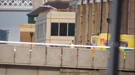 Forensic Team Look For Evidence On London Bridge