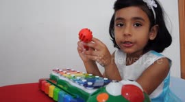 Three-Year-old can play 33 tunes on the xylophone