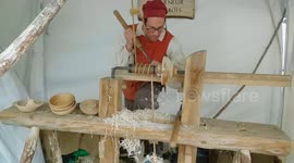 New France 17 century craftsmen Reenacted History Event