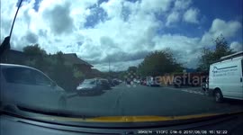 van tries to ram me if i dont move