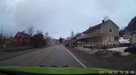 kid tryes to be cool falles off bike