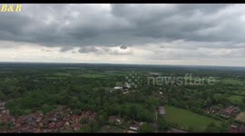 Drone View of BRACKNELL UK
