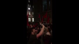 Labour Supporters at the Jeremy Corbyn victory rave