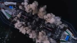 Nanhu Bridge demolished in 3.5 seconds