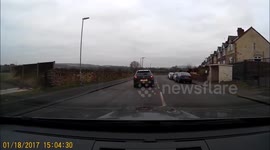Dash cam vid of very near miss