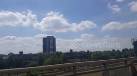Grenfell Tower fire in North Kensington 
