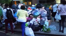 Local community gather donations for Grenfell Tower fire victims