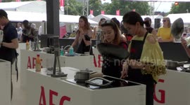 School of Wok workshop at Taste of London