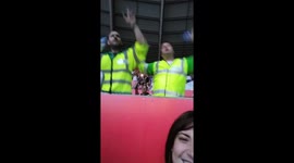 Paramedics dance along to Take That concert