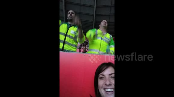 Paramedics dance along to Take That concert