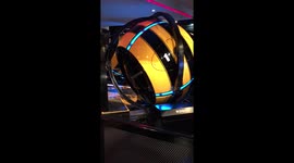 Futuristic vietual reality arcade game -  Transformers video game