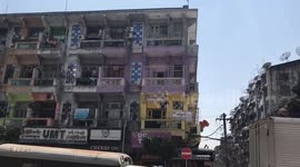 Yangon, Myanmar street scenes