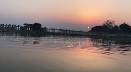 U Bein Bridge, Mandalay, Myanmar