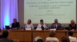 Vasvija Vidovic-Second day of Final ICTY conference