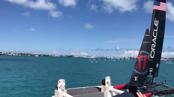 America's Cup Oracle USA training