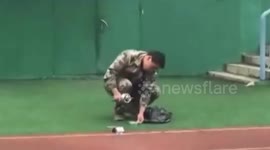 Middle school destroys mobile phones as warning to students