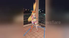 Newsflare Edit - UNITY-Chan! AR dancing and singing